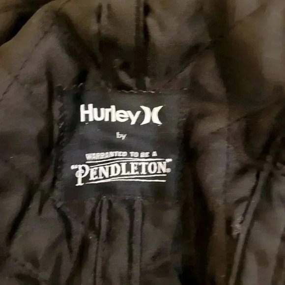 Hurley w Pendleton Purple Plaid Unisex Adult Lightweight Trapper Hat EUC - Picture 4 of 8